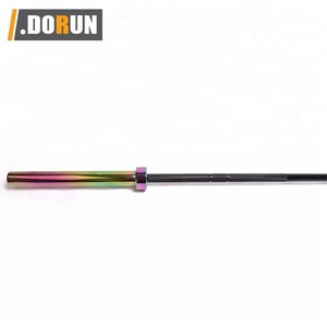 Barbell Bar ผู้ชาย7ft 2นิ้วความจุ1500-<span class=keywords><strong>lbs</strong></span>,ยกน้ำหนัก,ยิมการออกกำลังกายที่บ้านด้วยแขนไทเทเนียม - Product Image 4