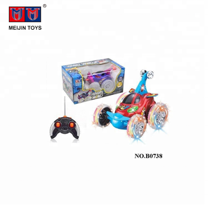 New products 4 stunt handle toy remote control <span class=keywords><strong>rc</strong></span> car with light - Product Image 1