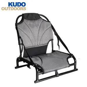 KUDO-los mejores asientos de aluminio para barco, asiento de Kayak con marco de aluminio para pesca
