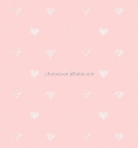 Bella Brillante a Forma <span class=keywords><strong>di</strong></span> <span class=keywords><strong>Cuore</strong></span> <span class=keywords><strong>di</strong></span> Disegno Per Bambini Camera Da Letto Carta Da Parati - Product Image 3