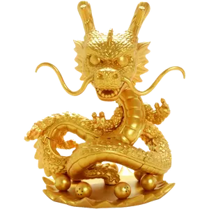 customizable golden painting figure plastic toy dragon shape animal character vinyl figure toys for trend toy design