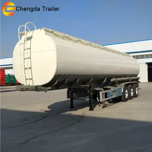 Chengda 3Axles 36000 Litre Fuel Oil Tank Semi Trailer