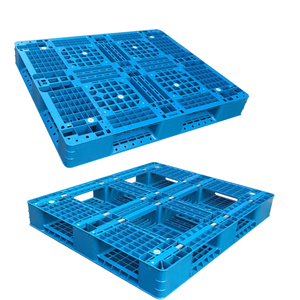 Perímetro completo base rackable apilable puente 4 vías carretilla elevadora entrada palet de plástico - Product Image 3
