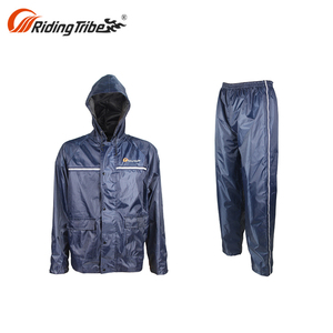 100% poliéster <span class=keywords><strong>impermeable</strong></span> tela azul sellado <span class=keywords><strong>cinta</strong></span> <span class=keywords><strong>impermeable</strong></span> con capucha para motociclistas chaqueta - Product Image 1