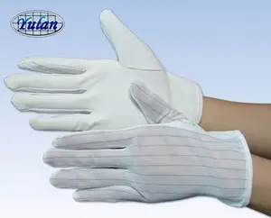 Anti-static Gloves Nylon Anti-static Cheap Working Gloves ESD Gloves With Non-Slip PU