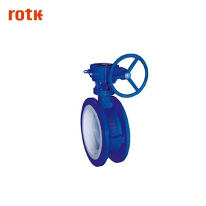 De alta precisión de producto caliente barato cerrar rápidamente flúor forro tipo de brida válvula de mariposa - Product Image 2