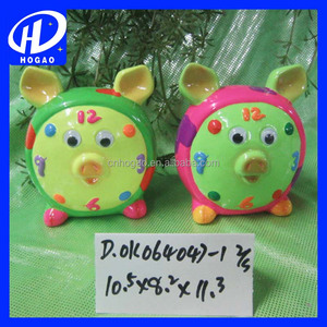 <span class=keywords><strong>Venta</strong></span> caliente nuevo estilo lindo cara de cerdo de cerámica piggy banco de moneda para el hogar ornamento - Product Image 3