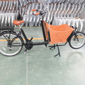 Tricycle électrique à pédale classique 10 pouces, vélo <span class=keywords><strong>cargo</strong></span> néerlandais - Product Image 3