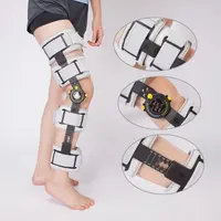 Chaussette chirurgicale arc-en-ciel réglable pour genoux, support orthopédique et réglable pour travail du genou, avec pied à charnière