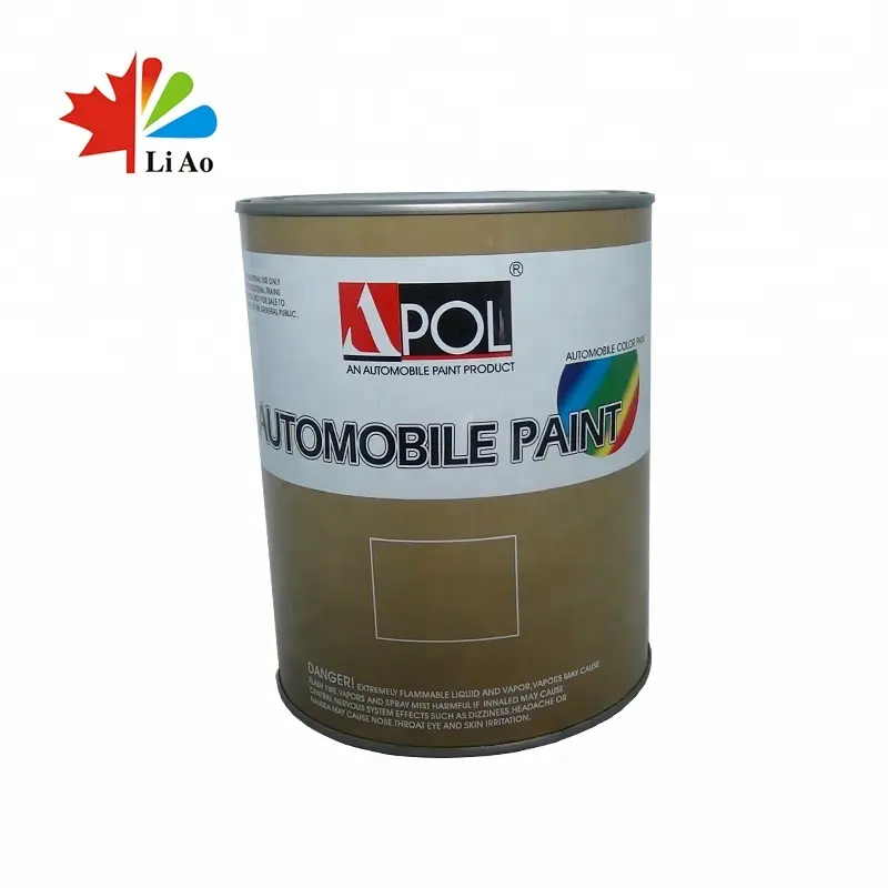 Black 2K Solid Car Paint before paint surface clean remove wax silicone material and degrease