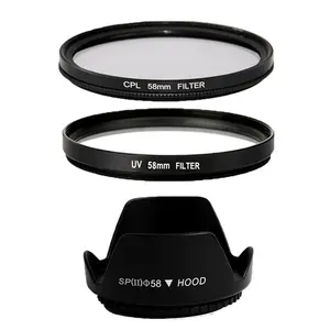 Lensa Filter C-PL CPL Polarisasi Lingkaran, 52Mm 55Mm 58Mm 62Mm 67Mm 72Mm untuk D5300 D5500 Kamera DSLR