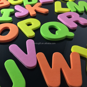Giocattoli per bambini su misura gioco di puzzle magnetico in schiuma eva, magnete per frigorifero puzzle in schiuma eva con alfabeto ABCD - Product Image 2