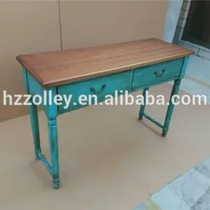 Antieke stijl studie tafel, bureau, studenten tafel