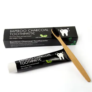 Best Oral Care CE Approved Teeth Whitening Natural Bamboo Charcoal Toothpaste Private Label