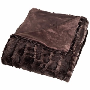 <span class=keywords><strong>Couverture</strong></span> en <span class=keywords><strong>fourrure</strong></span> <span class=keywords><strong>imitation</strong></span> vison double couche en polaire sherpa de haute qualité, gris - Product Image 3