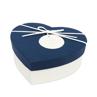 Caja de Regalo de Cartón en Forma de Corazón para Empaque de Chocolate y Flores con Ventana de PVC