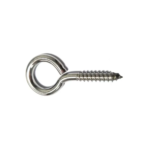 Tornillo de gancho de ojo cerrado Chapado en Zinc, tornillos de ojo autorroscados, gran oferta