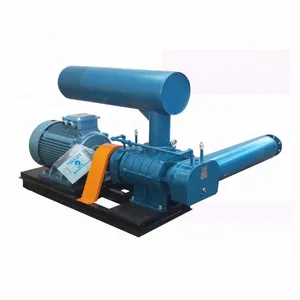 High Efficiency 3 Lobe Roots Blower Vacuum Pump For Fish Pond Aerator