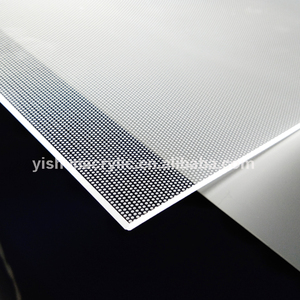 Guangzhou factory custom laser punteggiatura pannello guida luce acrilica/lgp