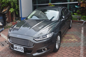 Visière de porte de visière de fenêtre chromée pour Ford Mondeo 4dr & Fusion (USA) évent de déflecteur de fenêtre avec accessoires extérieurs - Product Image 2