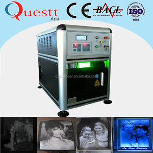 3D cristal grabado láser máquina <span class=keywords><strong>el</strong></span> certificado del CE Angel-2000A 3D crystal image máquina - Product Image 1