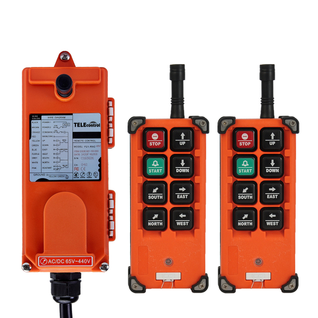 Industrial Hoist Wireless Remote Control F21-E1B 2 Transmitter 1 Receiver