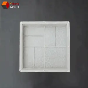 Injection interlocking plastic molding type mold for concrete tile mould