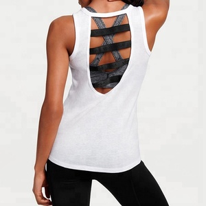 Abbigliamento Yoga Donna Sexy Canotta Sportiva - Product Image 2