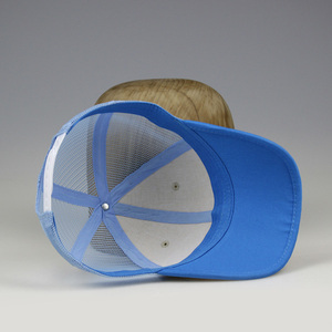 Precio competitivo de alto nivel piloto piping marca Tejer paja delante de gorra de béisbol - Product Image 5