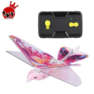 Lucu Terbang RC Burung 2.4 GHz Remote Control E-Burung Terbang Burung Elektronik Mini RC Drone Mainan Helikopter