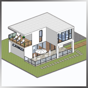 Medio Oriente Progetto di piano di casa prefabbricata modulare moderno di lusso - Product Image 2