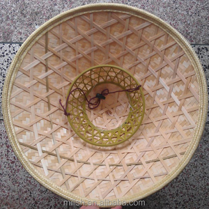 MH-3000 위생 yardman 노동자 농민 농부 노동 아시아 Coolie 쌀 패티 태양 대나무 모자 - Product Image 2