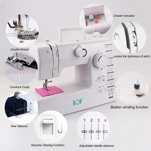 VOF FHSM705 el Carrefour electrónico en venta máquina de coser fábrica postbed tela máquina de coser maquina costura