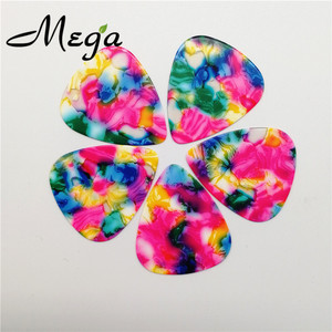 Púas <span class=keywords><strong>de</strong></span> <span class=keywords><strong>Guitarra</strong></span> con Diseño <span class=keywords><strong>de</strong></span> Mosaico Floral para Niños, Grosor Medio <span class=keywords><strong>de</strong></span> 0.71 mm, Más Vendidas - Product Image 1