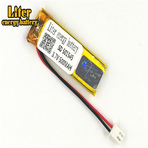 Plug 2.5-2 P 3.7 V 501545 500 mah lipo battery Rechargeable solar li ion polymer lithium battery with PCM - Product Image 1