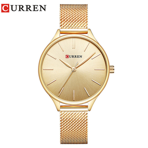 <span class=keywords><strong>Orologi</strong></span> da <span class=keywords><strong>Donna</strong></span> di Lusso con Cinturino in Acciaio Inossidabile, Quadrante Semplice alla Moda, Orologio al Quarzo Curren 9024 Minimalista per Donne - Product Image 3