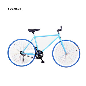 Vélo à pignon <span class=keywords><strong>fixe</strong></span> 40 Knife avec freins à disque, cadre en acier carbone, frein à disque creux, tout en acier, vélo de route en gros pour hommes et femmes - Product Image 4