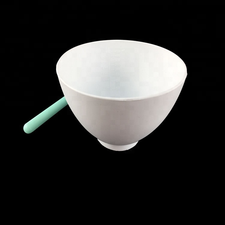 BPA-free 100% silicone facial mask bowl silicone mixing face mask bowl