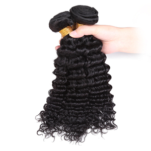 Brazilian Deep <strong>Curly</strong> Bundles 100g/ <strong>Piece</strong> Unprocessed Virgin Human <strong>Hair</strong> Extension Natural Color <strong>Hair</strong> Weaving - Product Image 4
