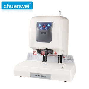 Office Automatic Book Paper Drilling Binding Machine Financial Equipment
