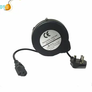 Groothandel cord plug 10a-Custom 3 M Waterkoker Lood Kabel 3 Pin Platte Plug Iec C13 10A 250V Uk Netsnoer