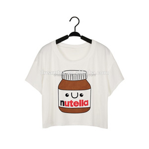 Offres Spéciales filles dame femmes coton dessin animé numérique imprimé <span class=keywords><strong>t</strong></span>-<span class=keywords><strong>shirt</strong></span> en gros - Product Image 4