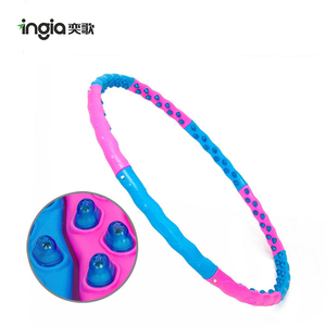<span class=keywords><strong>Hula</strong></span> <span class=keywords><strong>hoop</strong></span> portátil con bolas de masaje para la aptitud - Product Image 5