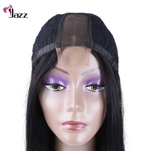 Perruques en cheveux humains lisses non traités pour femmes, avec baby <span class=keywords><strong>hair</strong></span>, 130% de densité, 2x4, 100%, vente en gros - Product Image 3