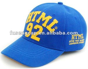 100% copia de lana deportes gorra con el logotipo de apliques, la tapa del bordado - Product Image 1
