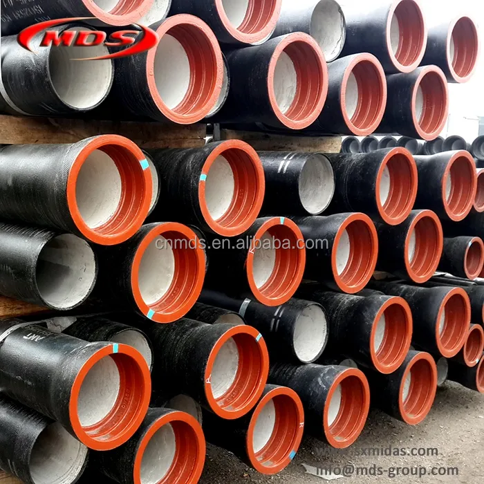 ISO2531 300mm black ductile cast iron pipe for drinkable water
