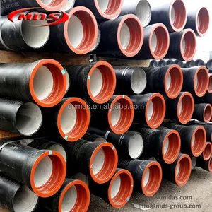 Ductile Iron Pipe 300mm ISO2531 300mm Black Ductile Cast Iron Pipe For Drinkable Water
