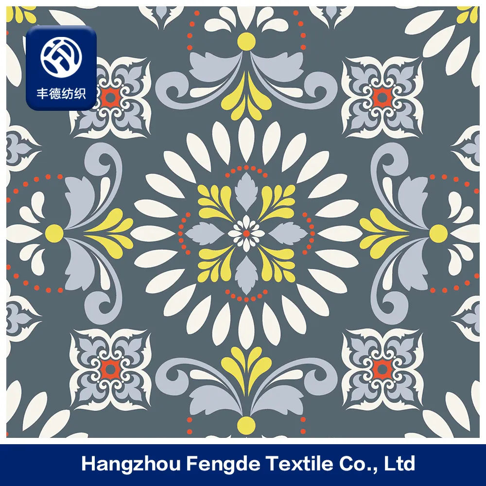 600D polyester oxford printed fabric