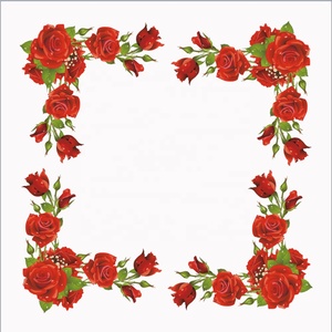 Mới Đến Red Rose Flower Thiết Kế 100% Polyester Bảng Vải Với Thiết Kế Tùy Chỉnh Khả Thi N Với <span class=keywords><strong>MOQ</strong></span> Thấp Nhất Chấp Nhận Được - Product Image 3