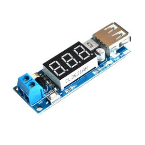 DC DC bước xuống Mô-đun Cung cấp điện/pin điện áp Mét + 5V 2A USB sạc nóng cung cấp - Product Image 1